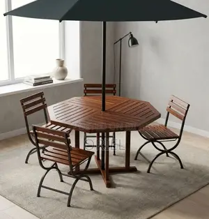 Outdoor Dining Set : Modern Wooden Outdoor Multi-Purpose Set