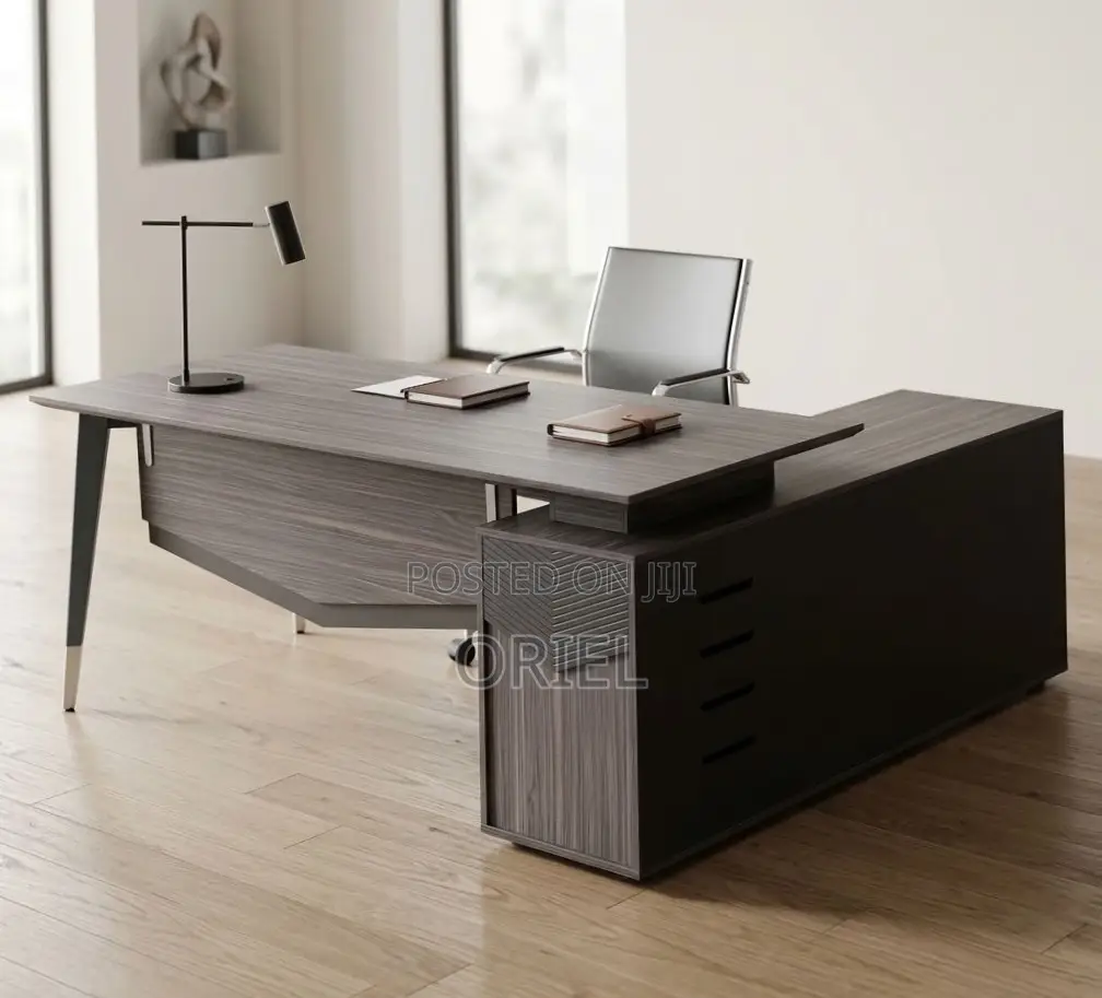 Office Desk : L-Shaped Executive Table – 180CM