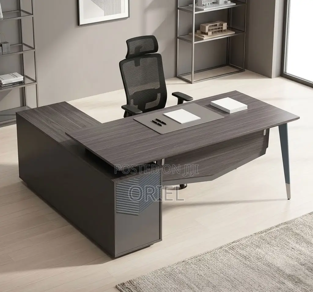 Office Desk : L-Shaped Executive Table – 180CM