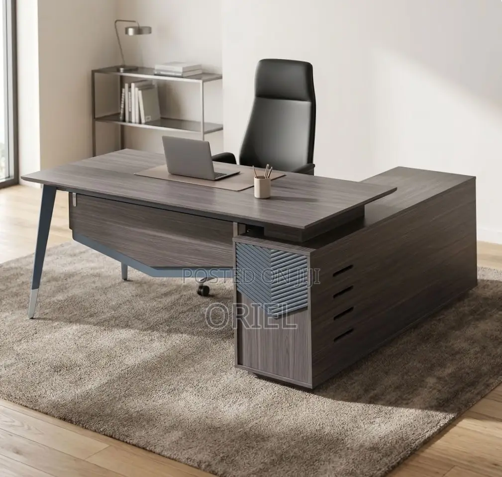 Office Desk : L-Shaped Executive Table – 180CM