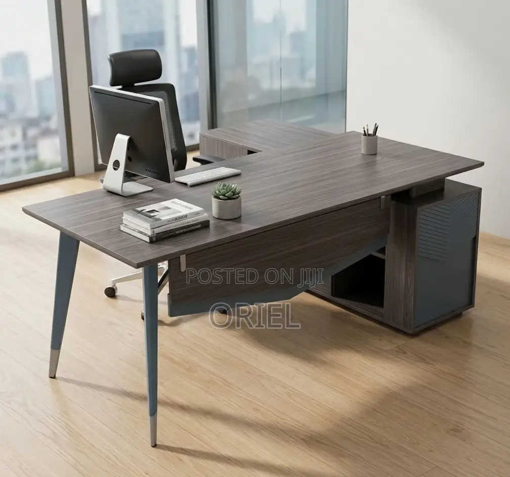 Office Desk : L-Shaped Executive Table – 180CM