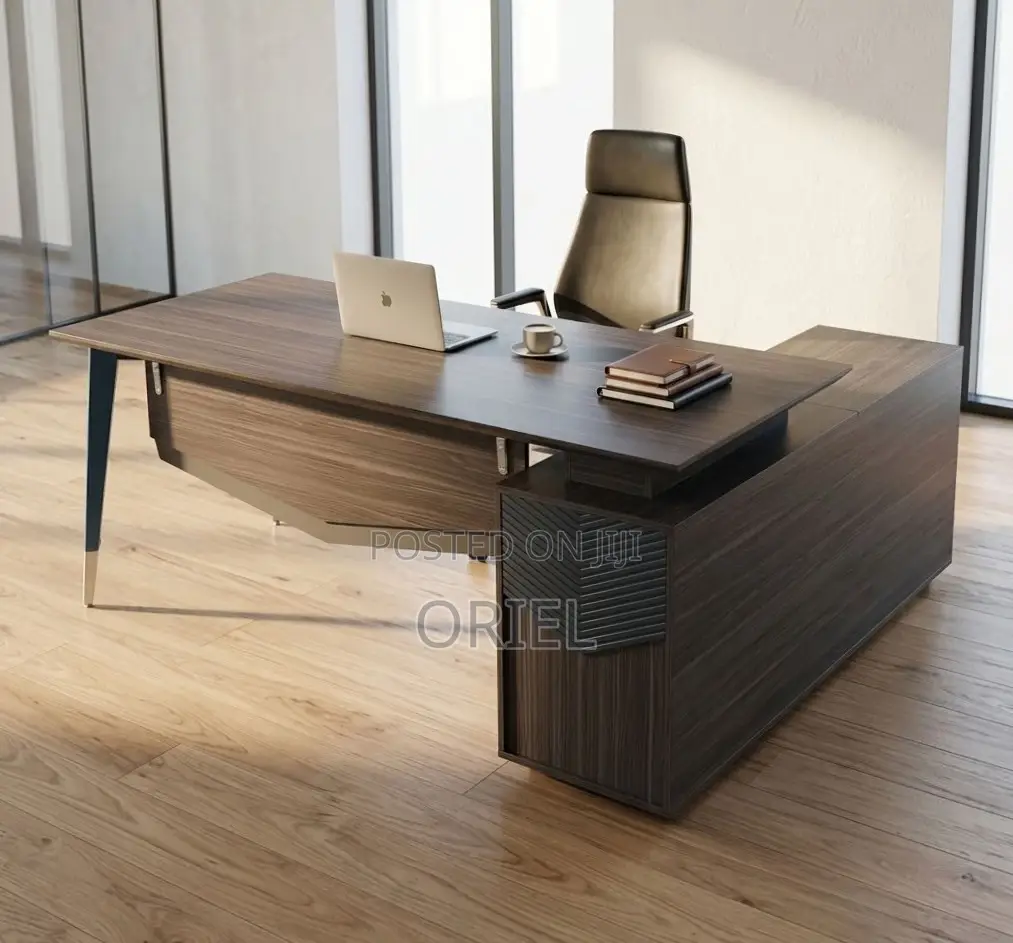 Office Desk : L-Shaped Executive Table – 180CM
