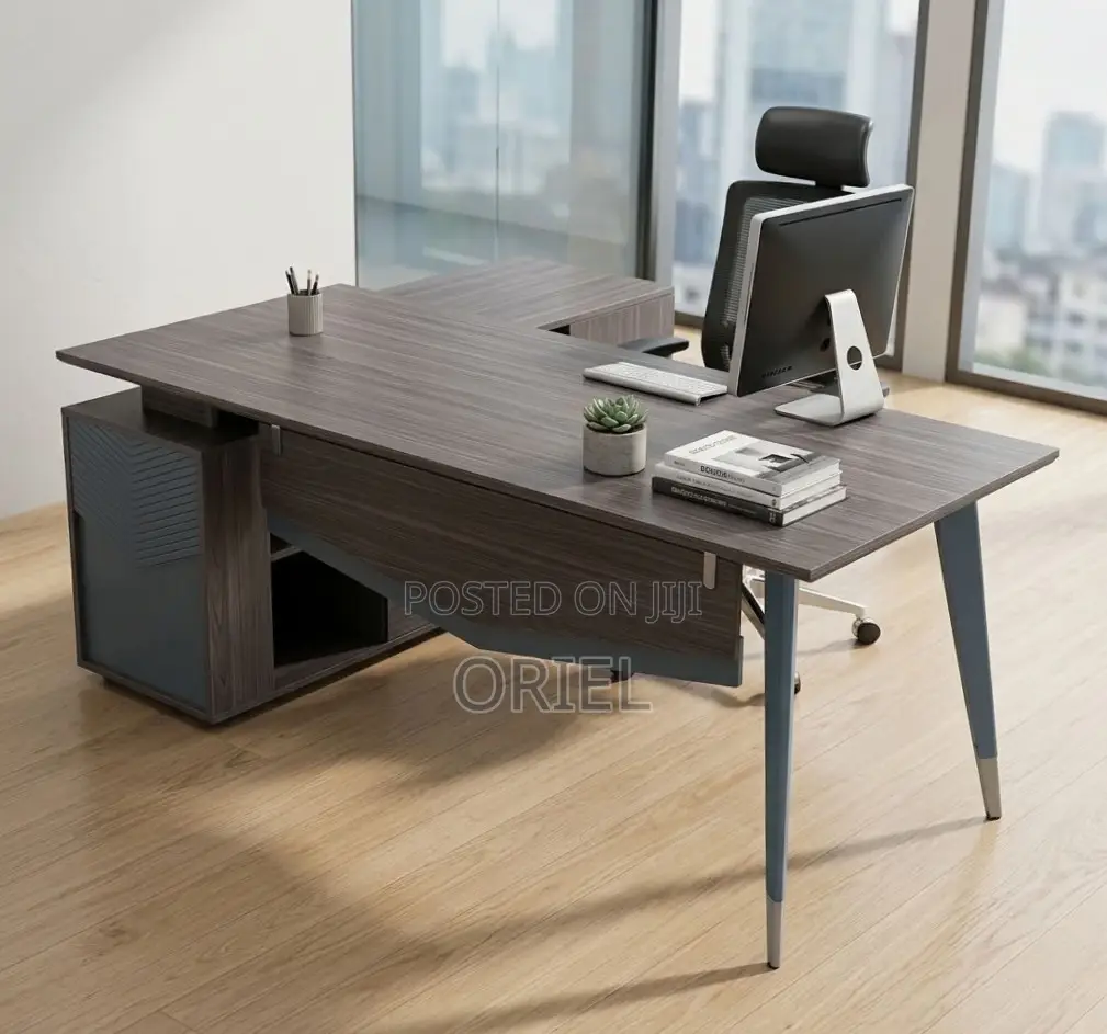 Office Desk : L-Shaped Executive Table – 180CM