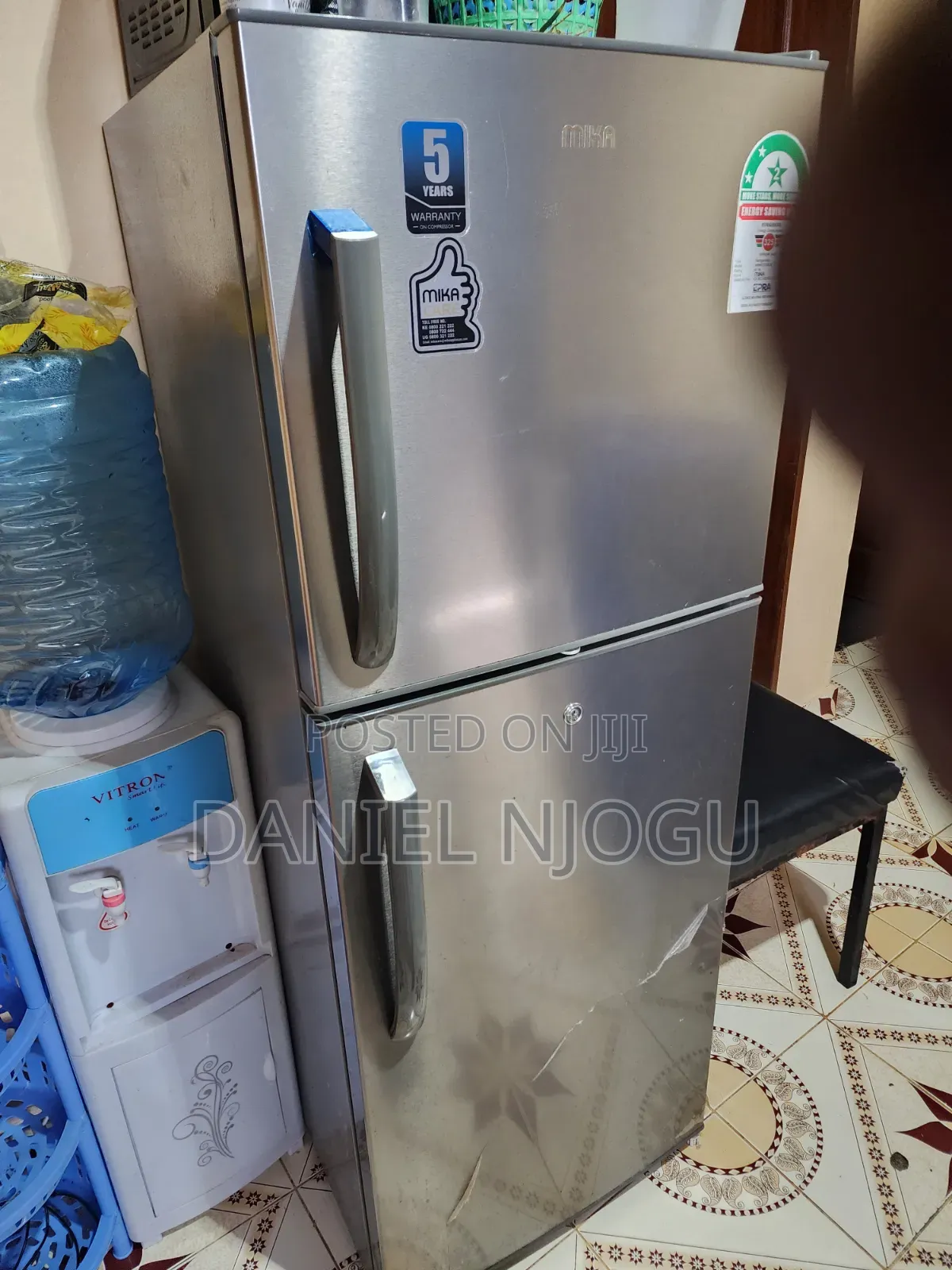 Mika No Frost Refrigerator 200 Litres