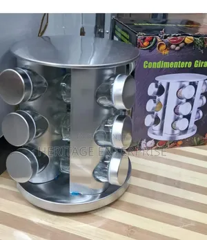 Rotating Spice Rack 12 Jars