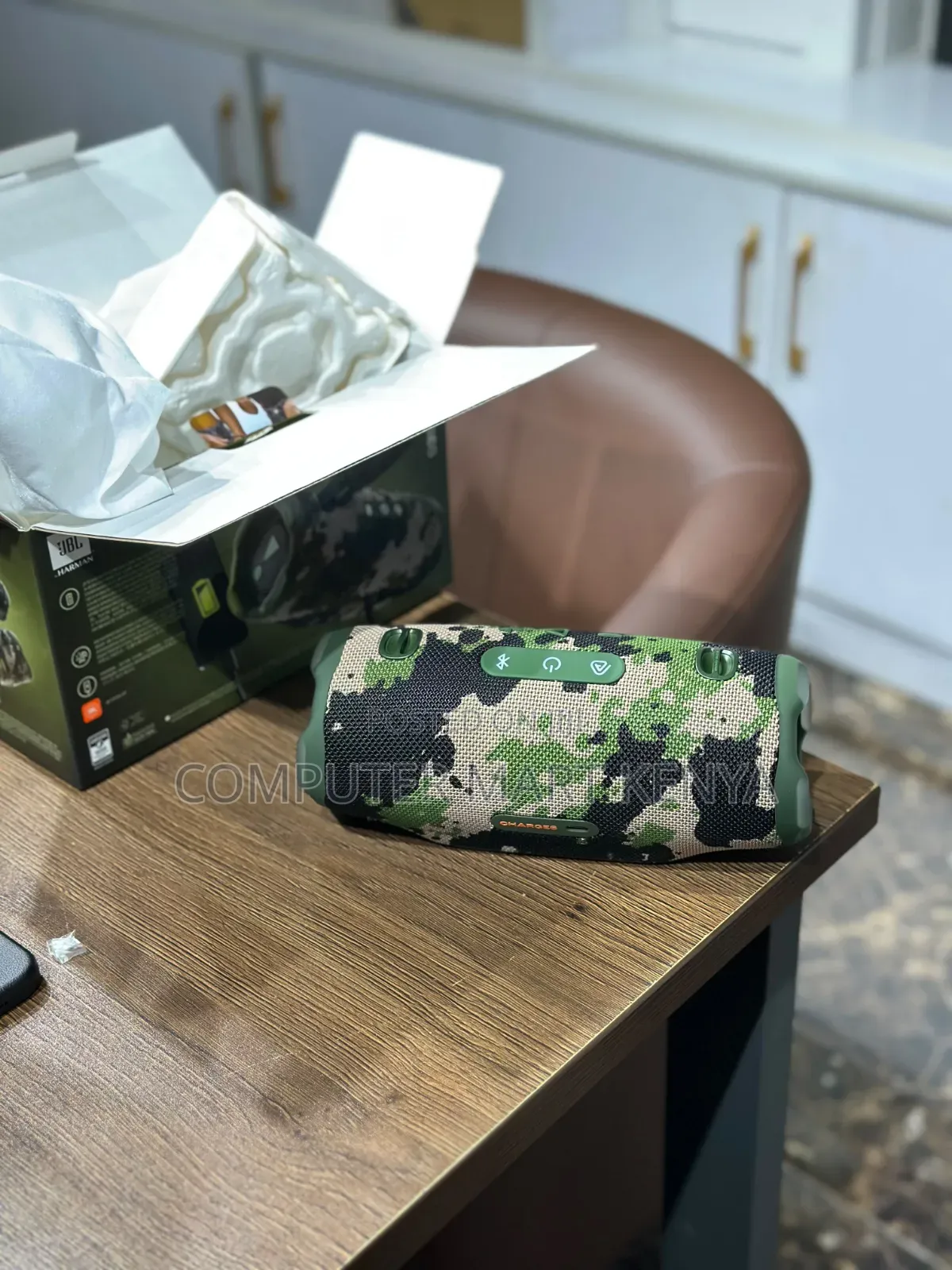 JBL Charge 6 Portable Waterproof Bluetooth Speaker - Camo