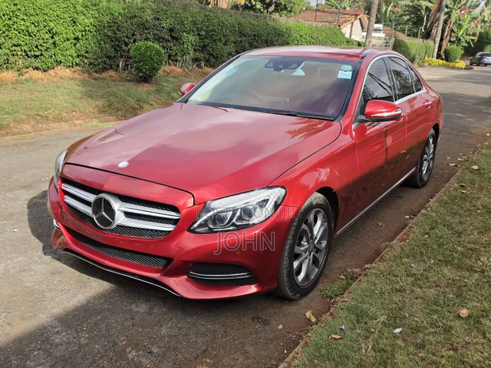 Mercedes-Benz C200 2014 Red