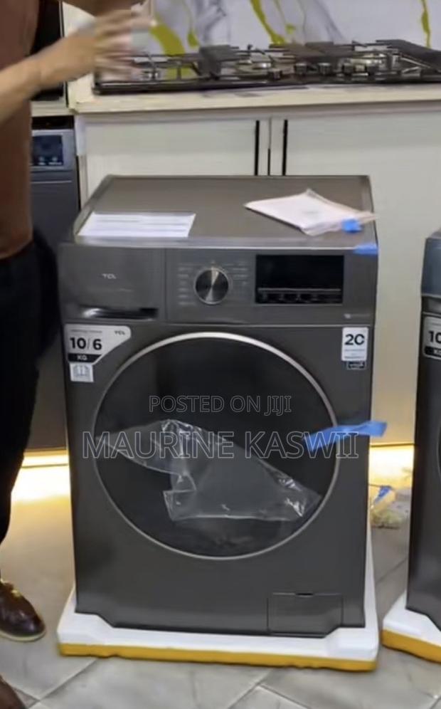 TCL 10/6Kg Washer Dryer Machine Front Load - main view