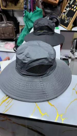 Wide Brim Camouflage Boonie Cap With Mesh Vents