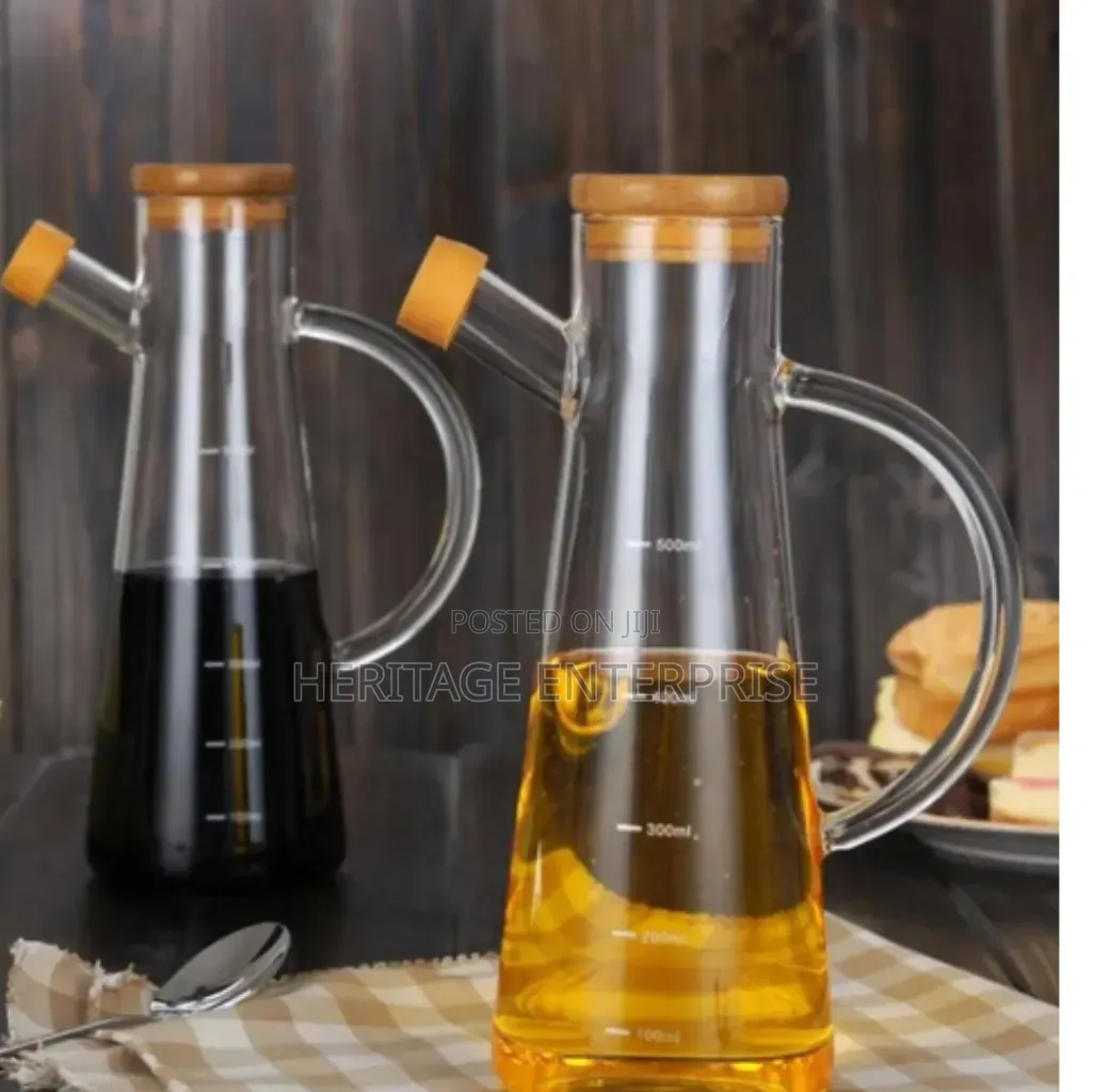 Oli Jars With Bamboo Lid,/ Vinegar Jar