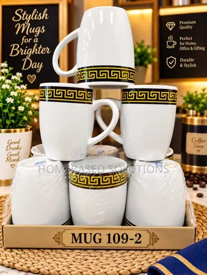 6pcs Stylish Ceramic Cup