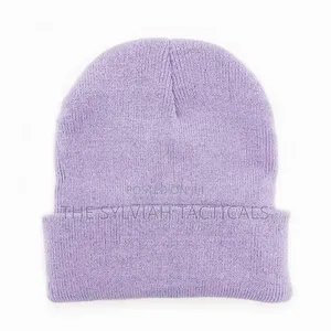 Autumn Winter Warm Knitted 100% Cotton Solid Color Checked Patterns