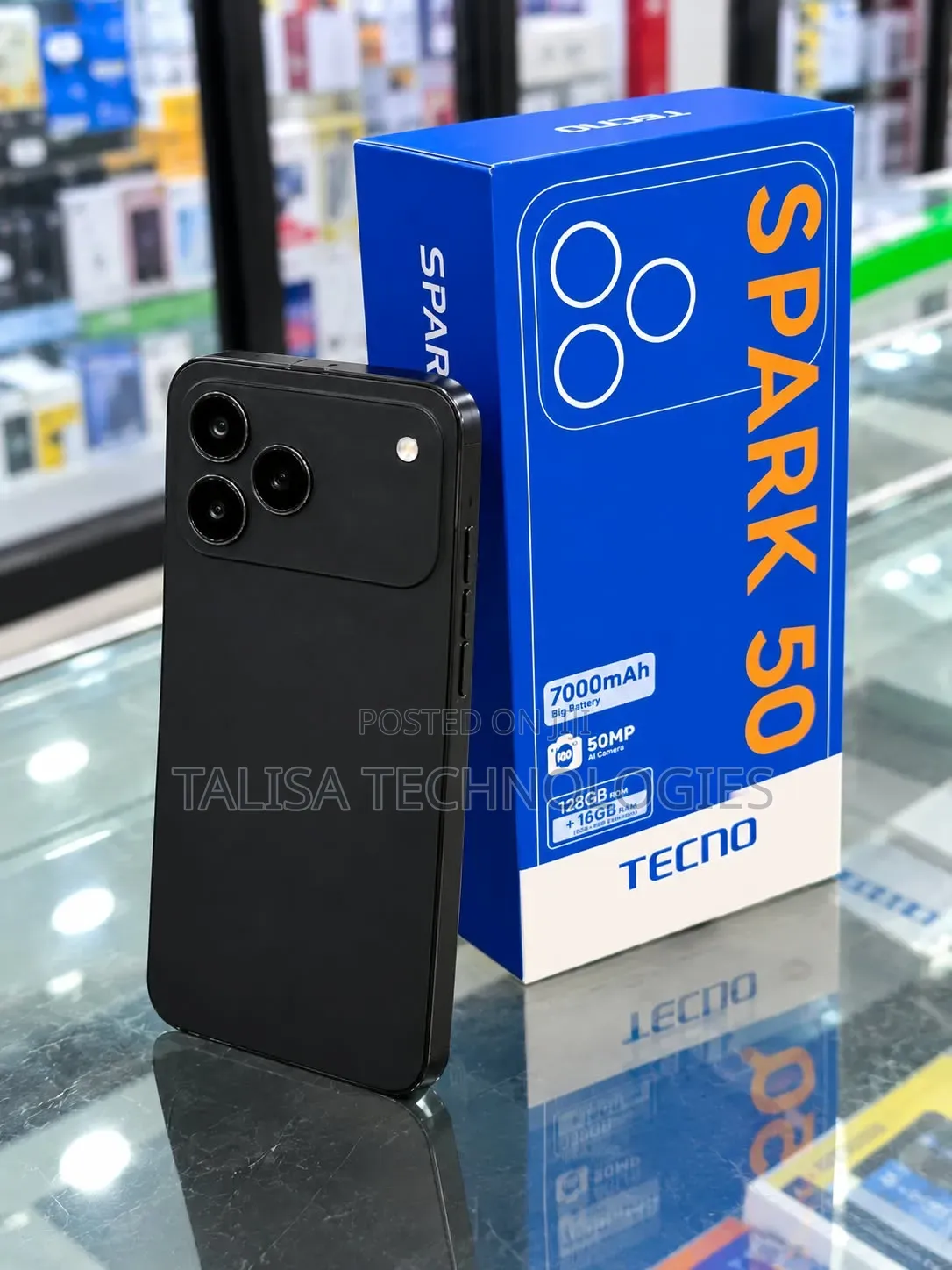 New Tecno Spark 50 128 GB Black
