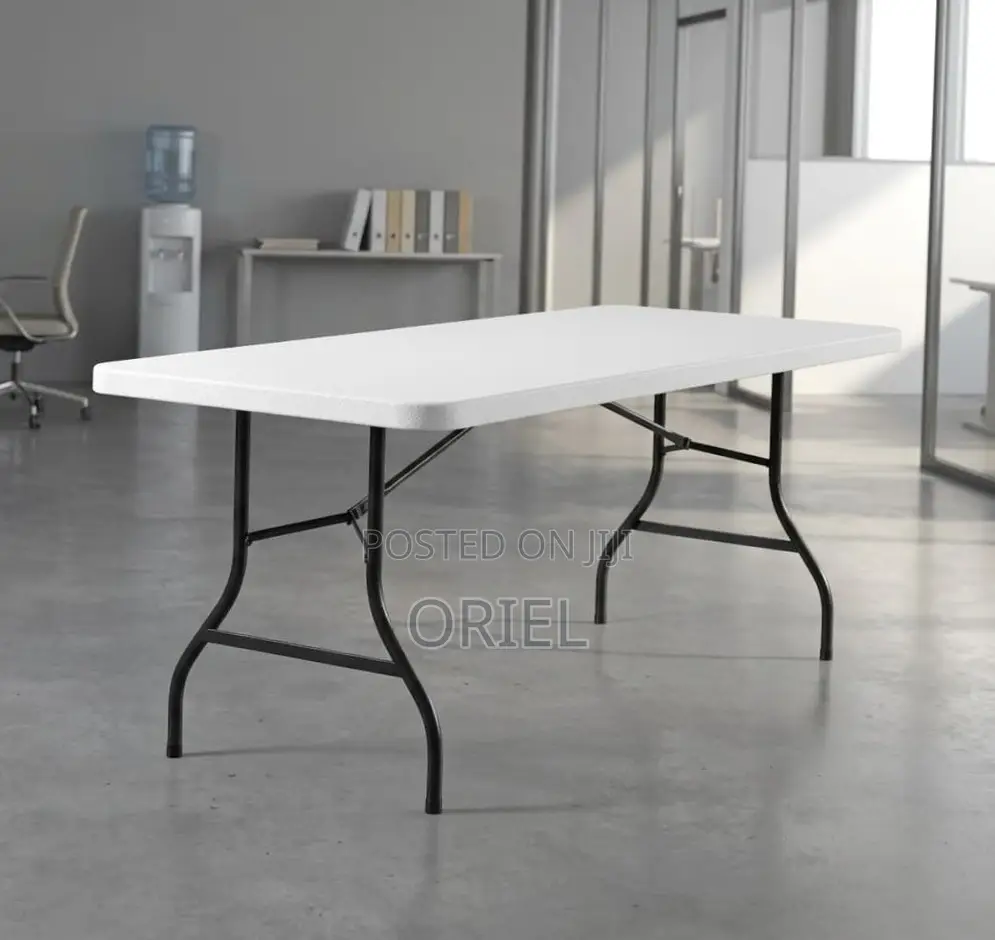 Office Table : White 180CM Foldable Table