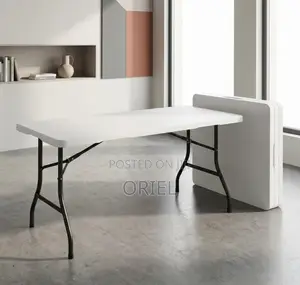 Office Table : White 180CM Foldable Table