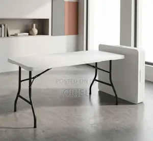 Office Table : White 180CM Foldable Table
