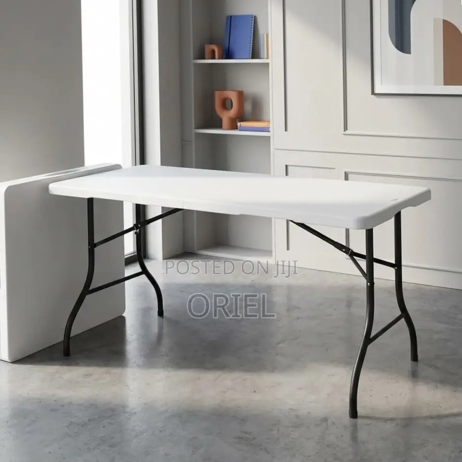 Office Table : White 180CM Foldable Table