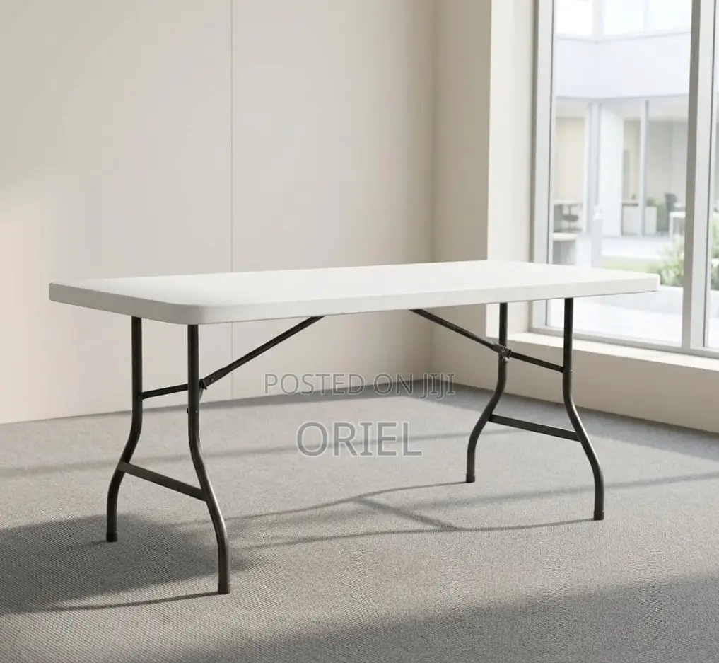 Office Table : White 180CM Foldable Table