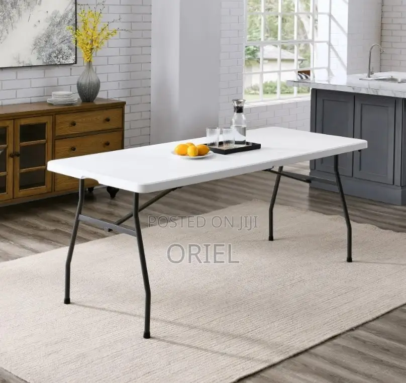 Office Table : White 180CM Foldable Table