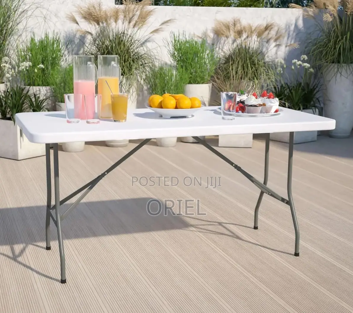Office Table : White 180CM Foldable Table