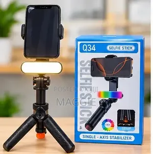 Q34 Phone Gimbal (Phone Stabilizer) + Selfie Stick