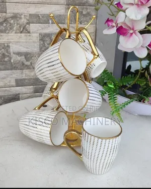 Coffee Mugs/Cups With a Golden Touch