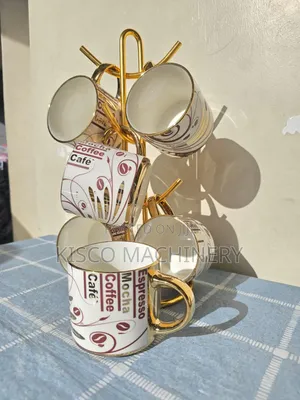 Classy Ceramic Gold Mugs