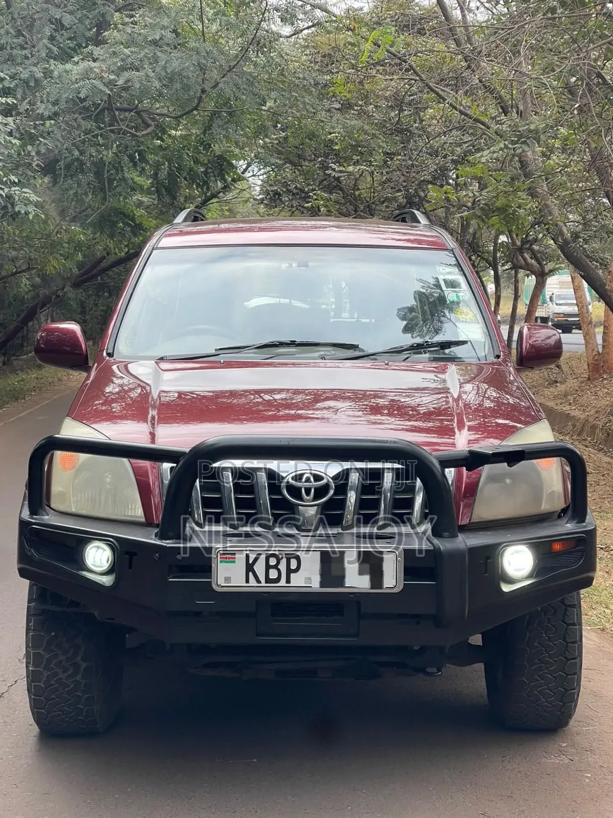 Toyota Land Cruiser Prado 3.0 D-4D 3dr 2005 Burgundy