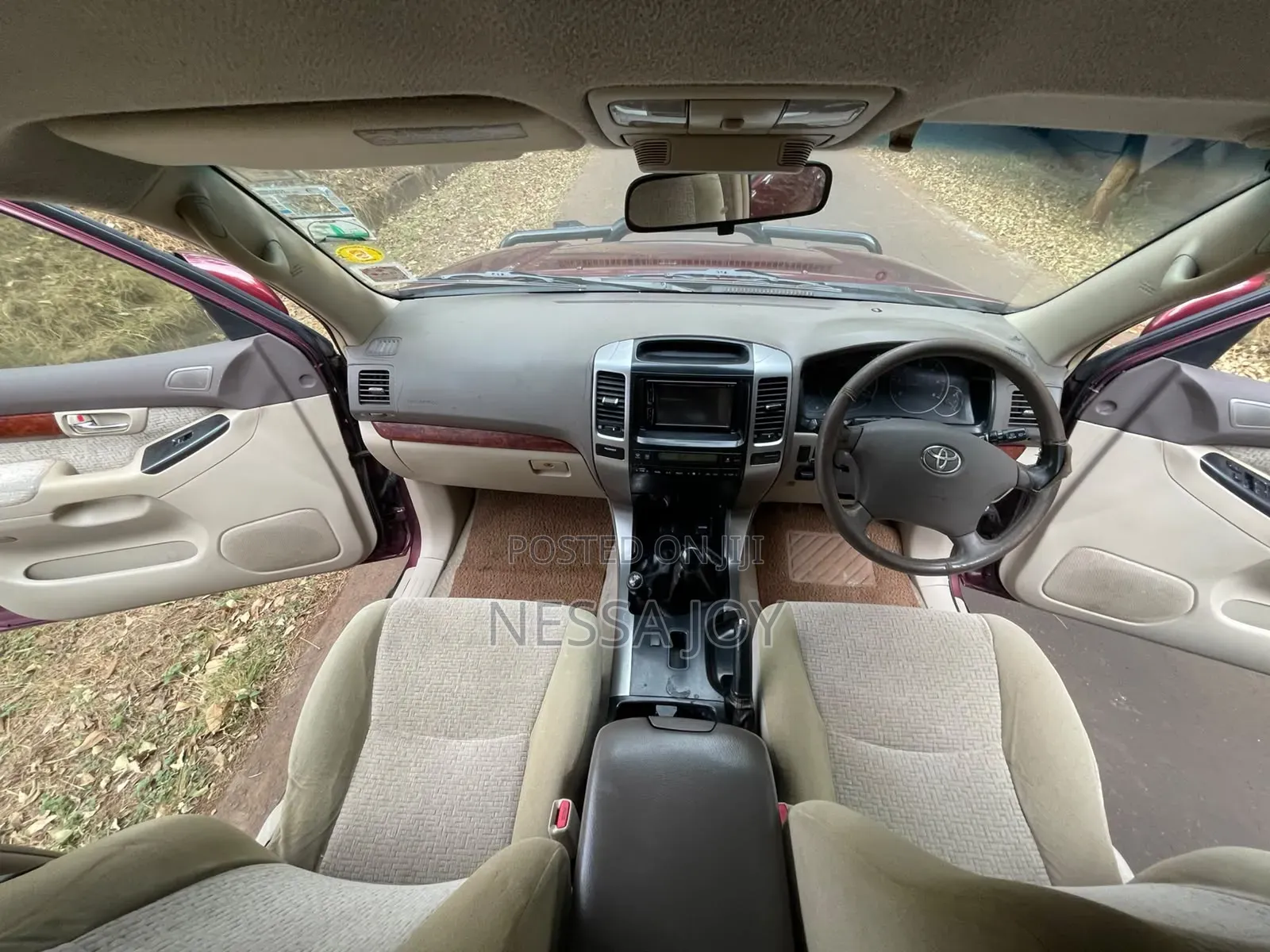 Toyota Land Cruiser Prado 3.0 D-4D 3dr 2005 Burgundy