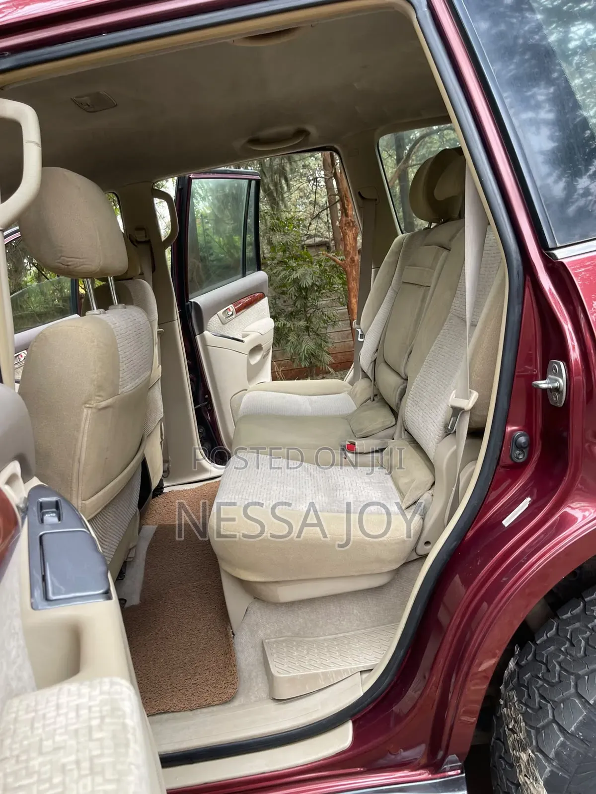 Toyota Land Cruiser Prado 3.0 D-4D 3dr 2005 Burgundy