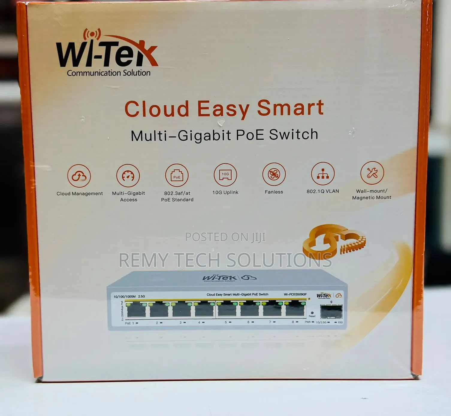 Wi-Tek WI-PCES509GF Cloud Easy Smart Ethernet Switch