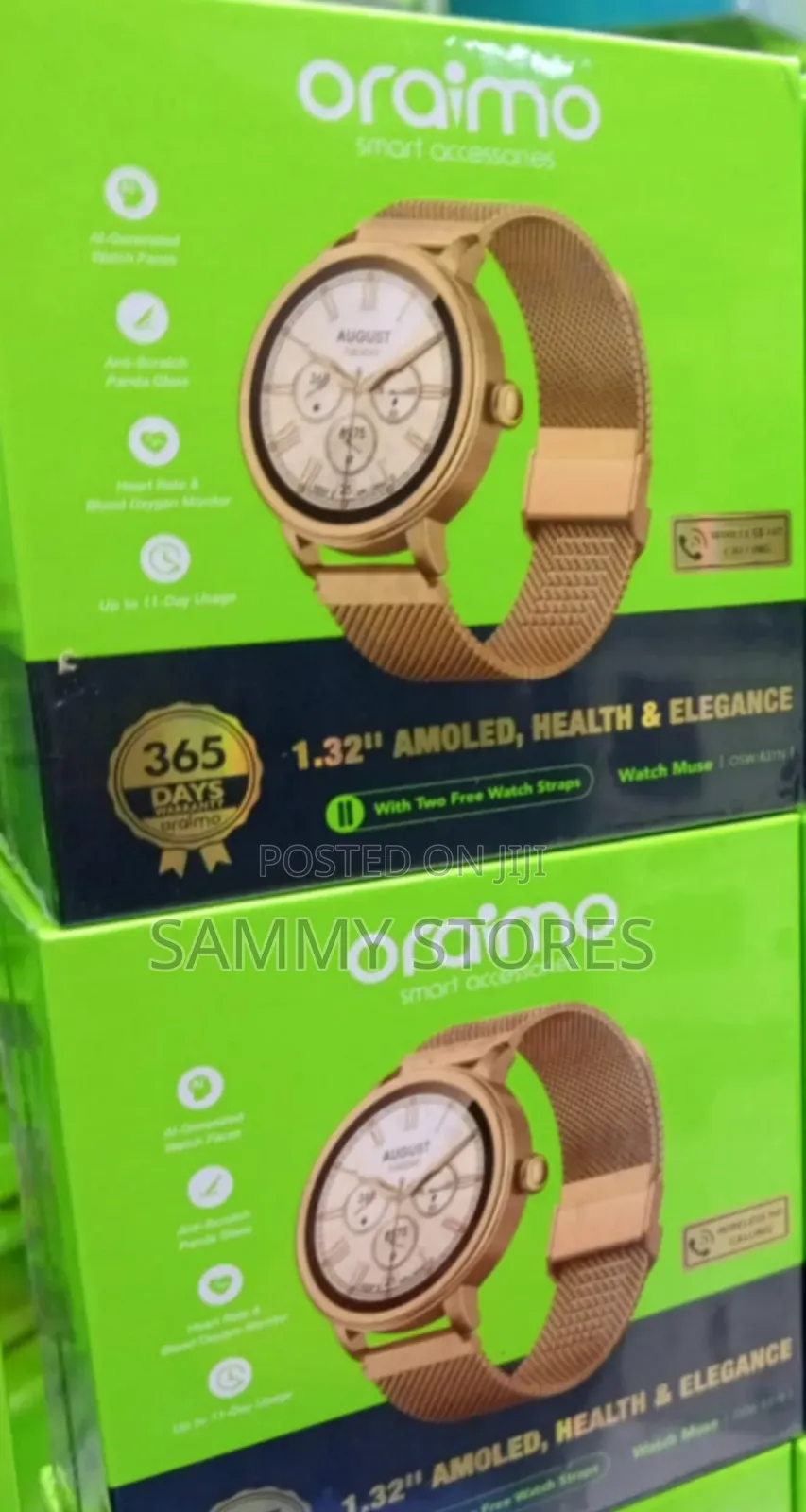 Oraimo OSW-831N Smart Watch With Heart Rate SpO2