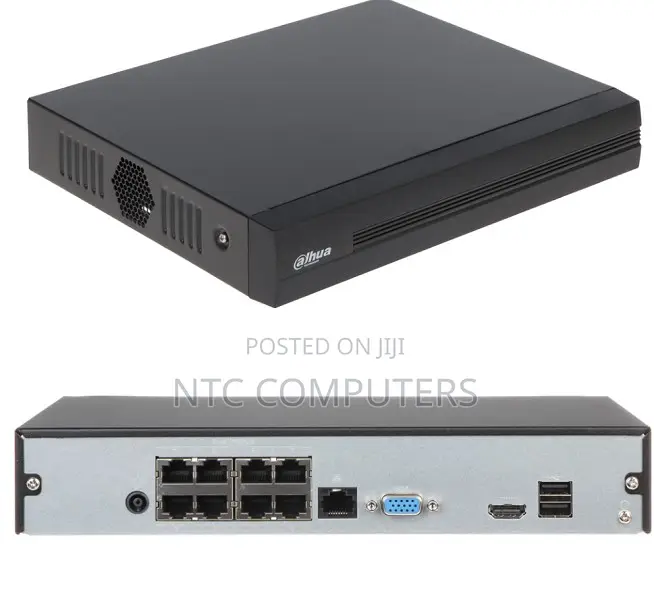 Dahua NVR1108HS-8P-S3/H 8-Channel PoE Network Video Recorder