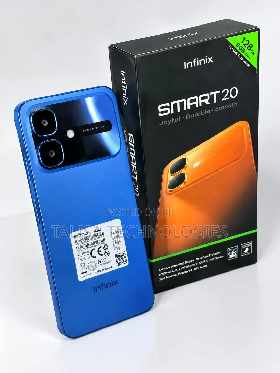 New Infinix Smart 20 128 GB Blue