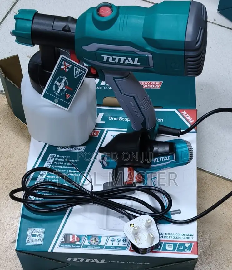 Total Electric Spray Gun 450 W/Industrial Electric Paint Sprayer