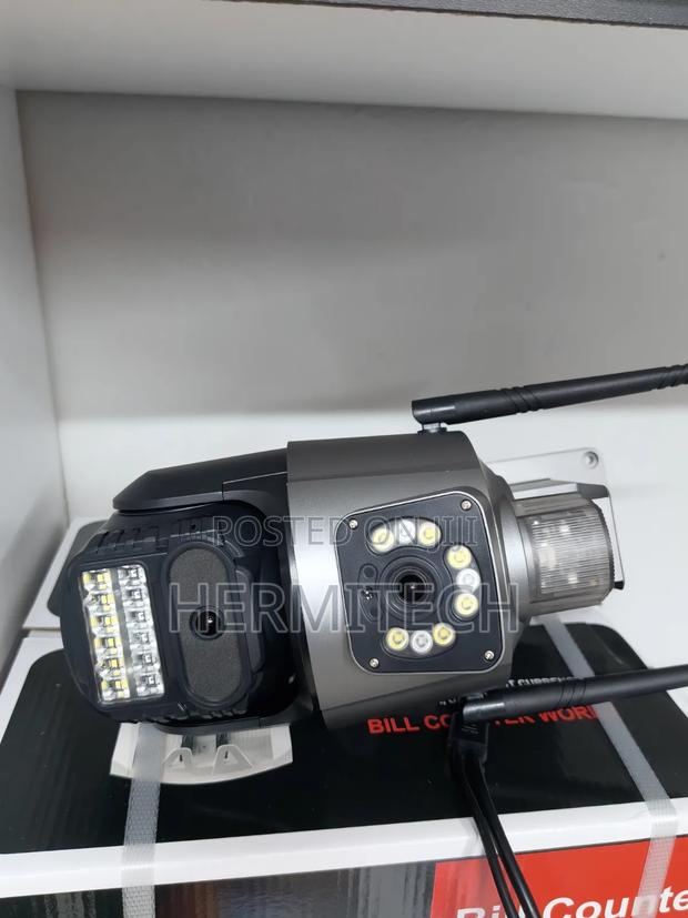 Dual View 4G Security Camera With Motion Detection and Alarm