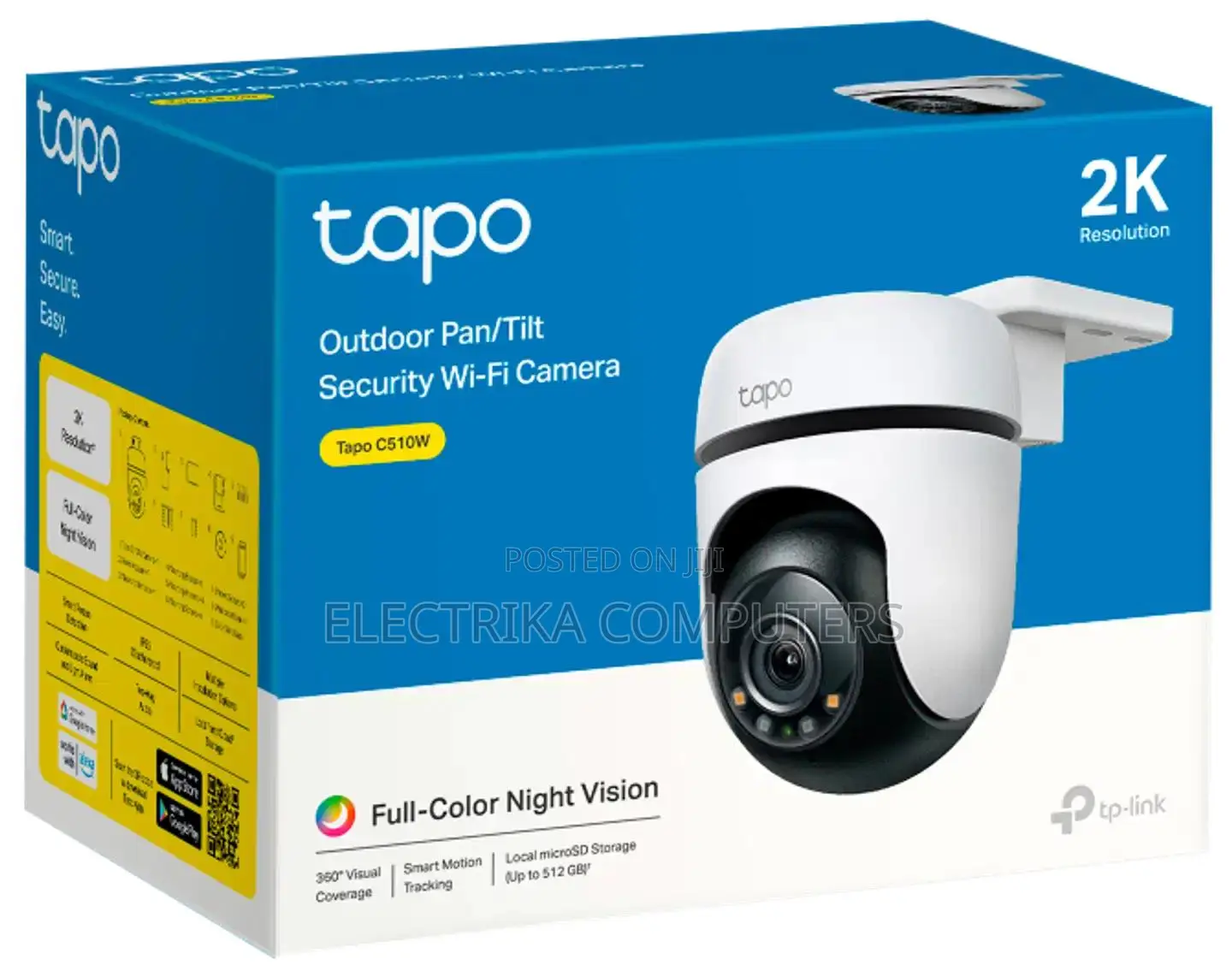 TP-Link Tapo C510W 3MP Outdoor Pan/Tilt Security WiFi Camera