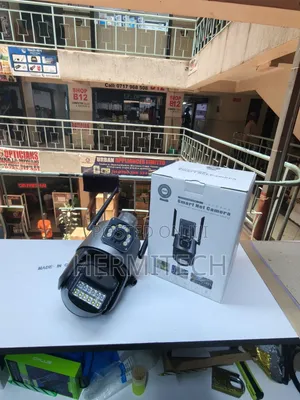 Dual Lens Electric 4G CCTV for Wide Coverage and Security Alerts