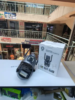 Dual Lens Electric 4G CCTV for Wide Coverage and Security Alerts