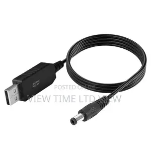 USB – DC 12V Power Supply Cable 1m