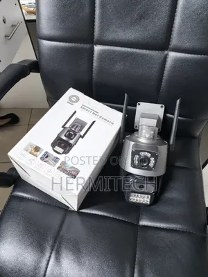 Smart Dual Lens 4G CCTV Camera With Built-in Alarm