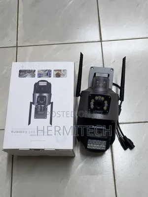 Electric Powered Dual Lens 4G CCTV for Wide Security Coverage