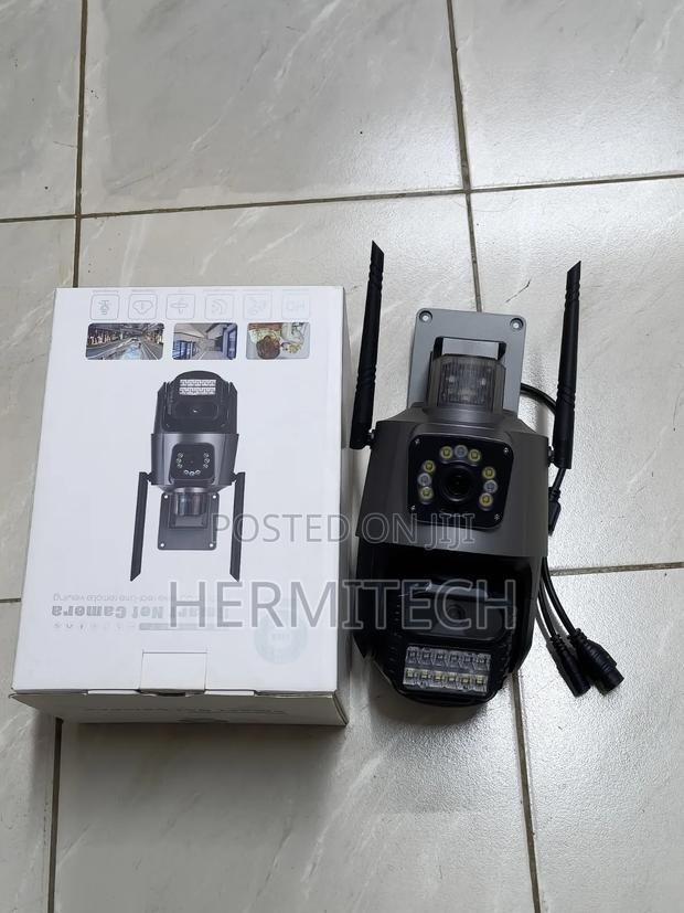 Electric Powered Dual Lens 4G CCTV for Wide Security Coverage - main view