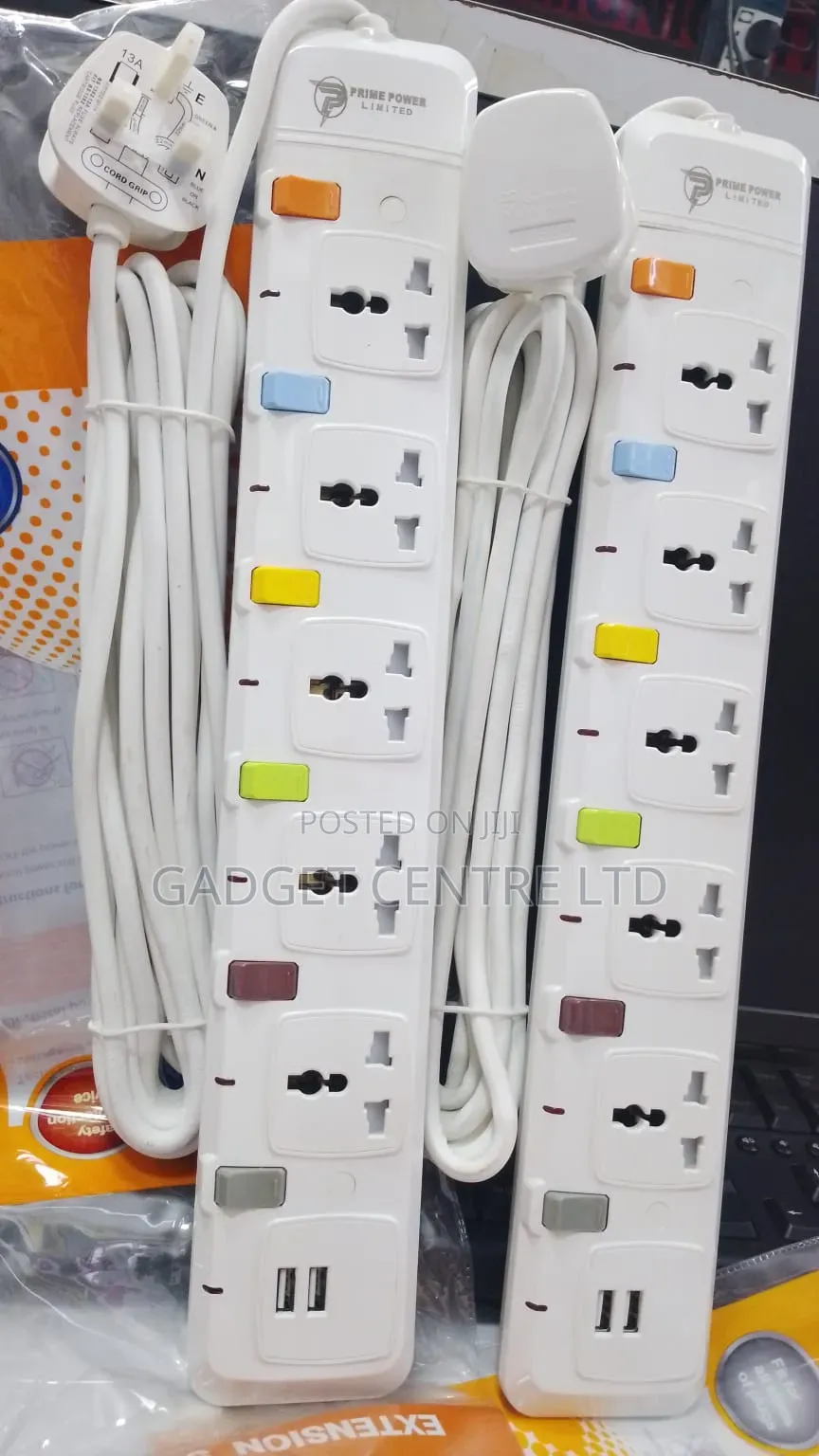 Prime Power 5 Way Extension Cable