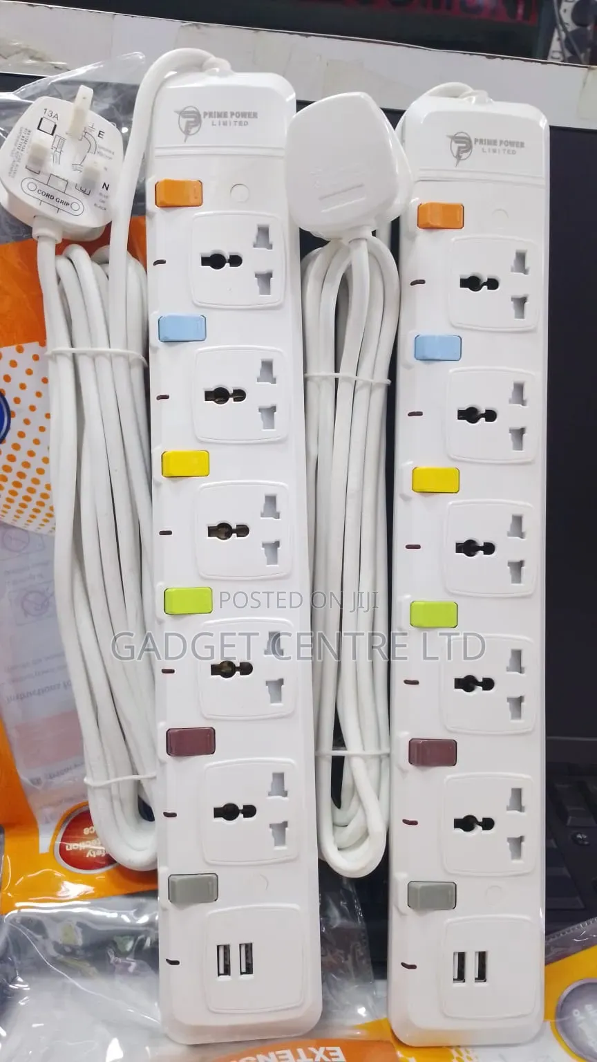 Prime Power 5 Way Extension Cable