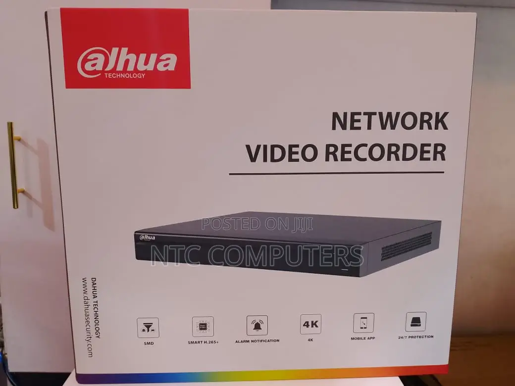 Dahua DHI-NVR4232-16P-4KS3 32CHANNEL 1U 16PoE 2HDDs Lite NVR
