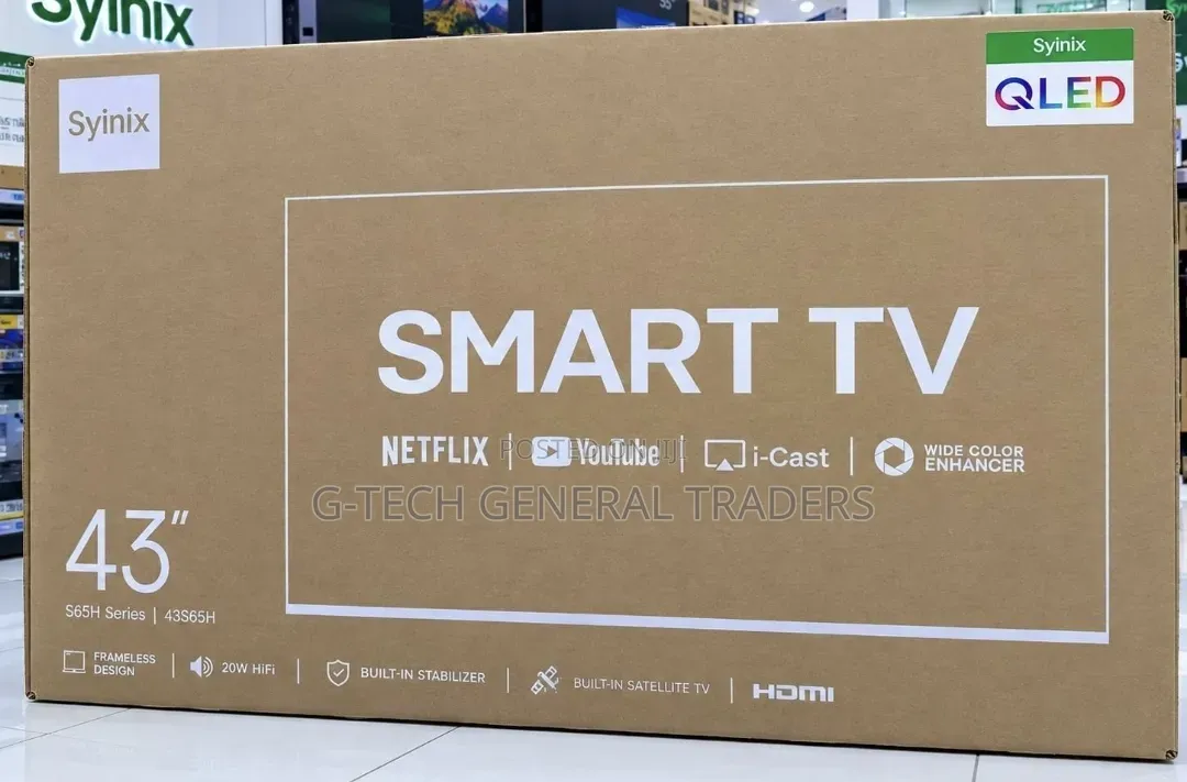 Syinix 43 Inch Smart TV (Model 43S65H)