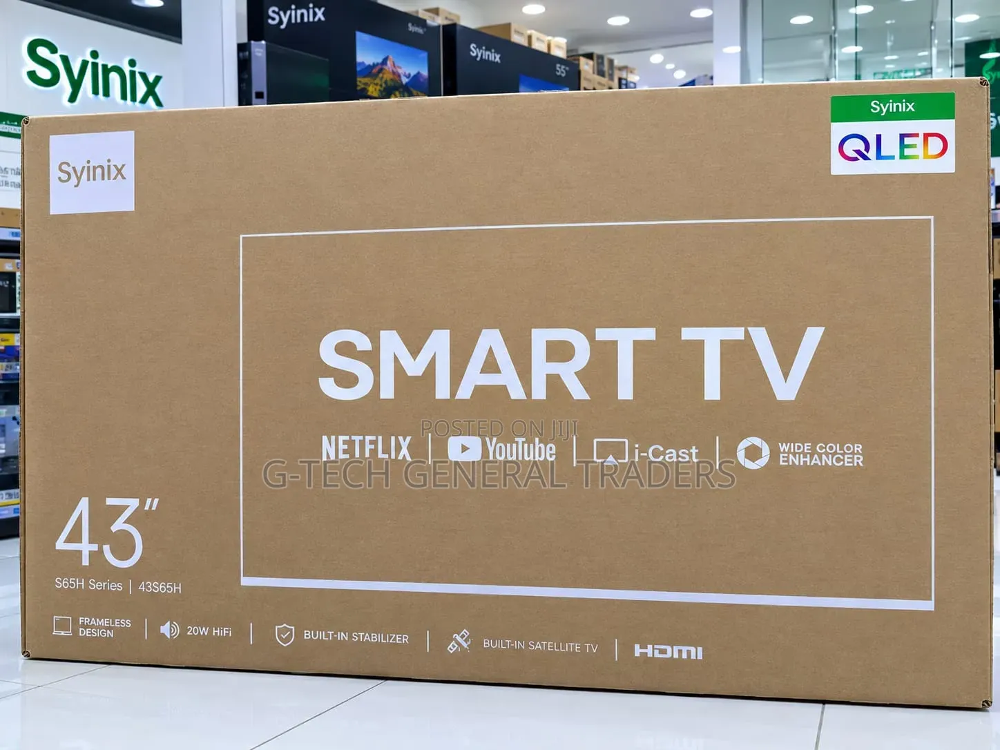 Syinix 43 Inch Smart TV (Model 43S65H)