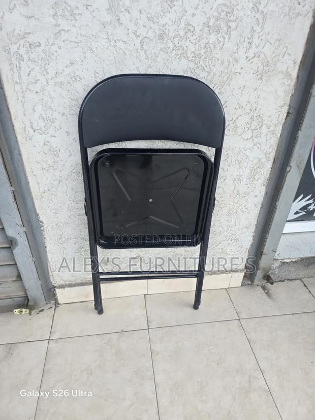 Classic Black Digital Folding Chairs - main view