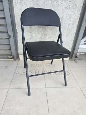 Classic Black Digital Folding Chairs